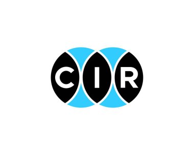 CIR logo tasarım vektör şablonu. CIR