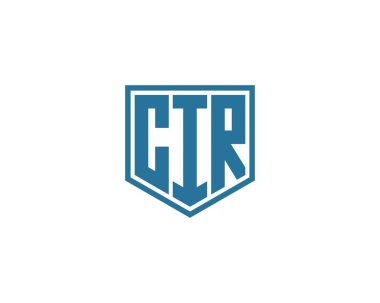 CIR logo tasarım vektör şablonu. CIR