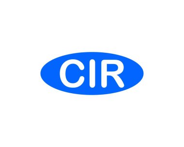 CIR logo tasarım vektör şablonu. CIR