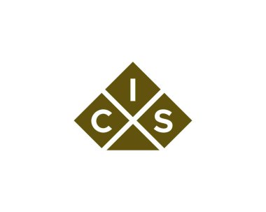 CIS logo tasarım vektör şablonu. Bilgiler