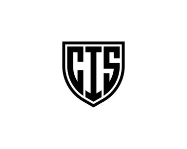 CIS logo tasarım vektör şablonu. Bilgiler