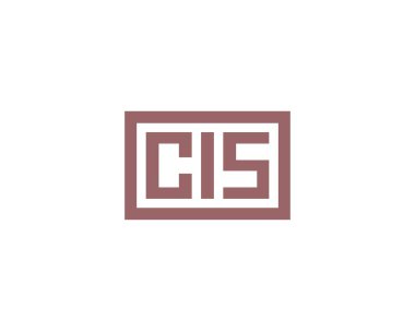 CIS logo tasarım vektör şablonu. Bilgiler