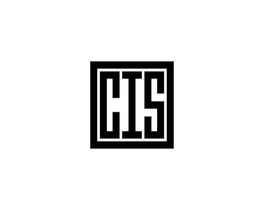 CIS logo tasarım vektör şablonu. Bilgiler