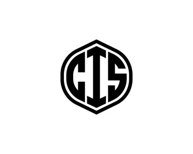 CIS logo tasarım vektör şablonu. Bilgiler
