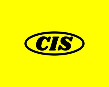 CIS logo tasarım vektör şablonu. Bilgiler