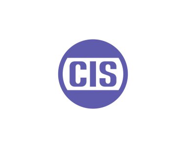 CIS logo tasarım vektör şablonu. Bilgiler
