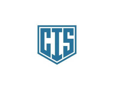 CIS logo tasarım vektör şablonu. Bilgiler