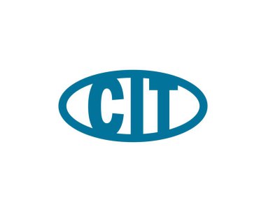 CIT logo tasarım vektör şablonu. CIT