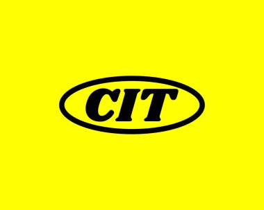 CIT logo tasarım vektör şablonu. CIT
