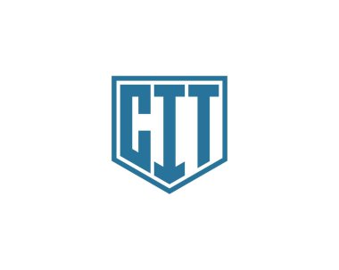CIT logo tasarım vektör şablonu. CIT