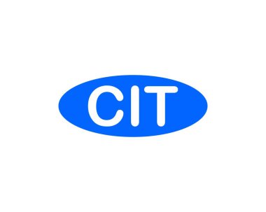 CIT logo tasarım vektör şablonu. CIT