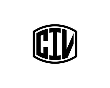 CIV Logo tasarım vektör şablonu. CIV