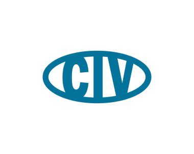CIV Logo tasarım vektör şablonu. CIV