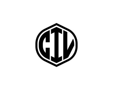 CIV Logo tasarım vektör şablonu. CIV