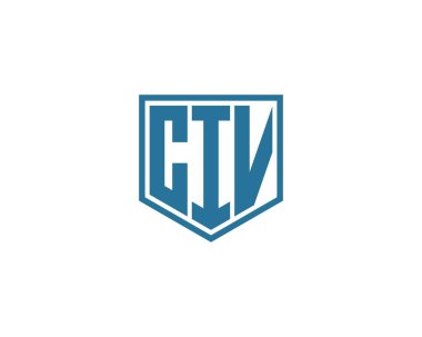 CIV Logo tasarım vektör şablonu. CIV