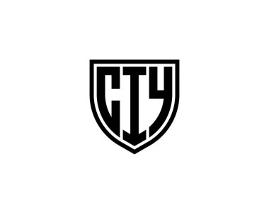 CIY logo tasarım vektör şablonu. SİY