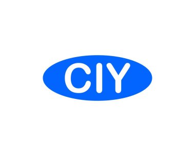 CIY logo tasarım vektör şablonu. SİY