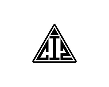 CIZ logo tasarım vektör şablonu. CIZ