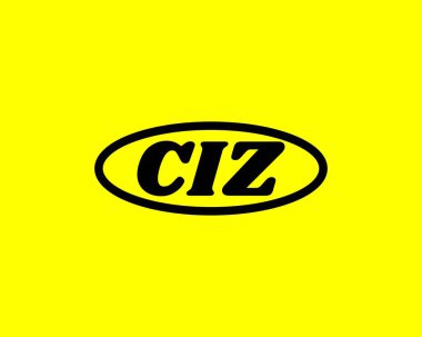 CIZ logo tasarım vektör şablonu. CIZ