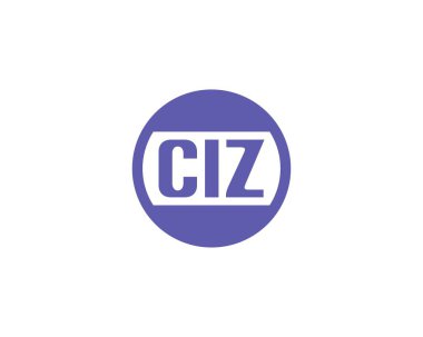 CIZ logo tasarım vektör şablonu. CIZ