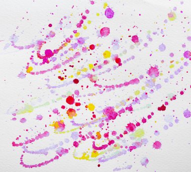 Soyut El, kağıda suluboya renkli ıslak arkaplan çizdi. Yaratıcı duvar kâğıdı veya tasarım sanatı için suluboya dokusu. Pastel renk tonu.