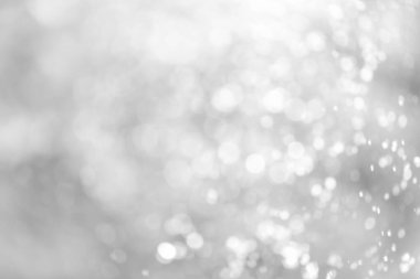 abstract white light blur bokeh for background. Christmas background