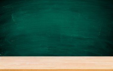 Abstract Natural wood table texture on Chalk rubbed out on background : Top view of plank wood for graphic stand product, interior design or montage display your product. Education concept.