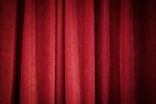 Red closed curtain use for background. picture for backdrop or add text message. background web design.