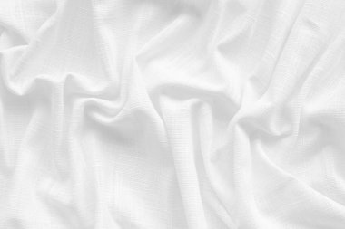 Tasarım için doğal kumaş dokusu. Çuval bezi desenli arka plan. Arkaplan için beyaz tuval.