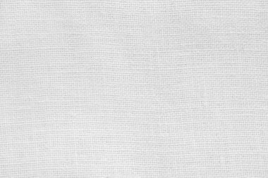 Tasarım için doğal kumaş dokusu. Çuval bezi desenli arka plan. Arkaplan için beyaz tuval.