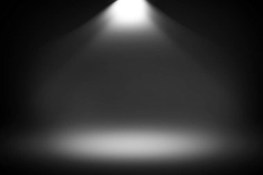 LED black flashlight for background. abstract spotlight on white texture. picture backdrop for add showcase premium product or add text message.