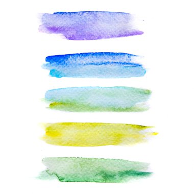 Abstract Hand painted brush Watercolor Colourful wet background on paper. Handmade Pastel colour texture art for creative backdrop wallpaper or design art work.