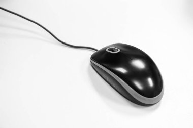 mouse laptop on white background. Clicking Mouse for working computer laptop