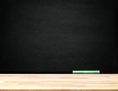 Abstract Natural wood table texture on Chalk rubbed out on background : Top view of plank wood for graphic stand product, interior design or montage display your product. Education concept.
