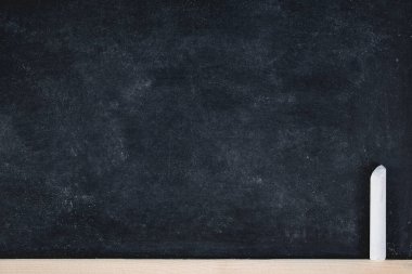 Tebeşir blackboard için arka plan üzerinde ovuşturdu. resim için metin veya eğitim arka plan ekleme.