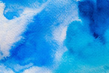 Abstract Hand painted brush Watercolor Colourful wet background on paper. Handmade Pastel colour texture art for creative backdrop wallpaper or design art work.