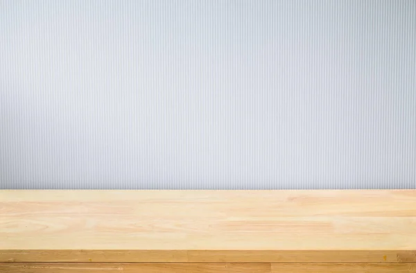 Abstract Natural wood table texture isolated on white background : Top view of plank wood for graphic stand product, interior design or montage display your product