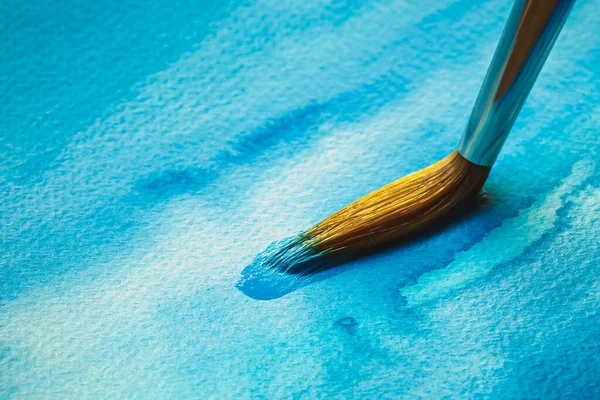 Streszczenie Ręcznie Malowane Akwarela Kolorowe Mokre Tło Tekstury Szczotkami Farb — Zdjęcie stockowe