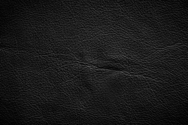 摘要以豪华皮革为背景的黑色纹理 车间设计或背景产品用深灰色皮革 — 图库照片