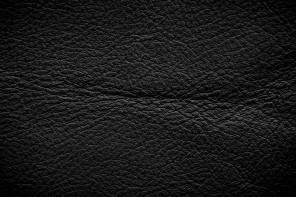 Abstrakt Lyx Läder Svart Textur För Bakgrund Mörkgrå Färg Läder — Stockfoto
