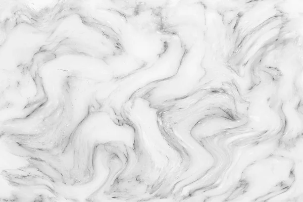 White Marble Ink Texture Acrylic Painted Waves Texture Background Pattern — Stock Photo, Image