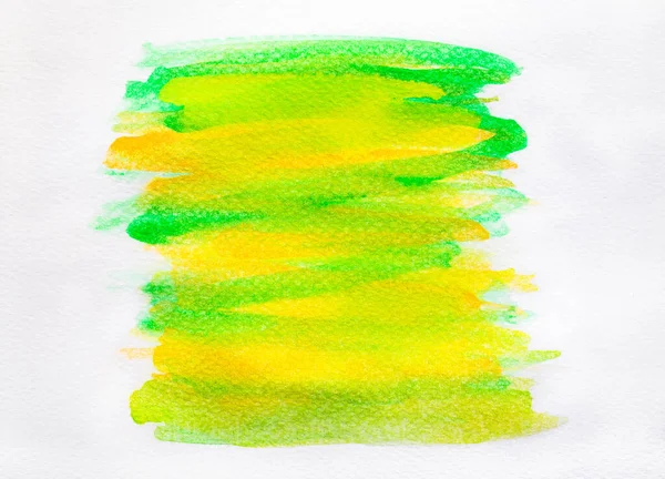 Abstract Hand Painted Brush Watercolor Colourful Wet Background Paper Handmade — Fotografia de Stock