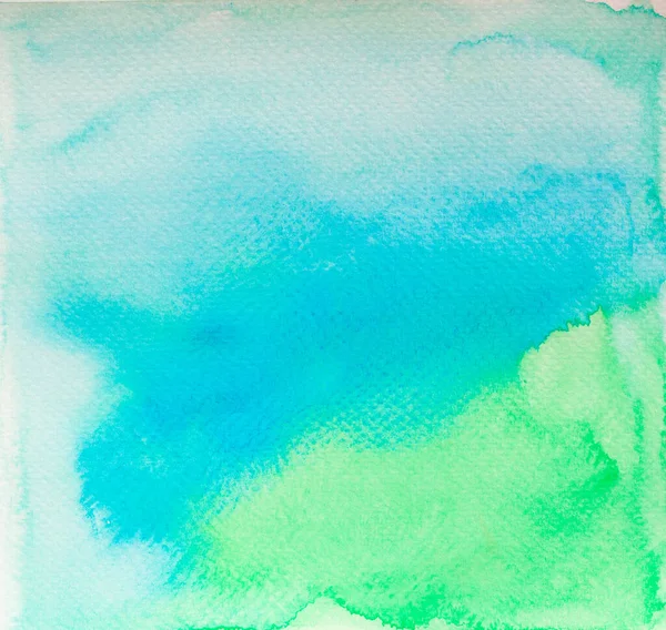 Abstrait Pinceau Peint Main Aquarelle Fond Humide Coloré Sur Papier — Photo