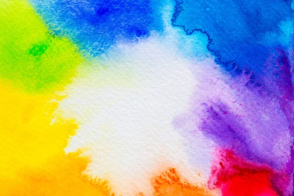 Abstract Hand painted brush Watercolor Colourful wet background on paper. Handmade Pastel colour texture art for creative backdrop wallpaper or design art work.