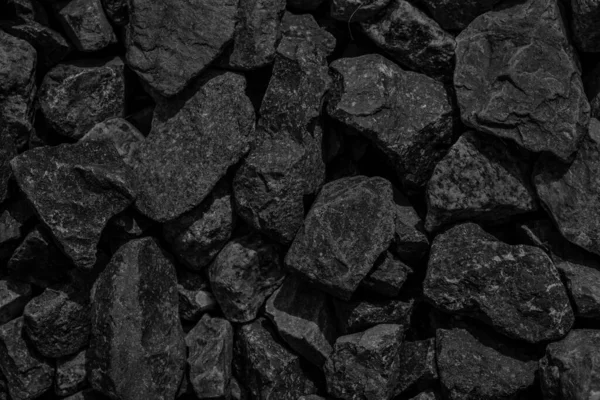 Natural Black Coals Background Design Industrial Coals Volcanic Rock Energy — Stock Photo, Image