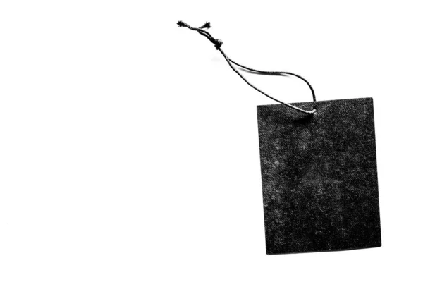 Abstraktes Leeres Preisschild Isoliert Auf Weißem Hintergrund Kopierraum Für Textnachricht — Stockfoto