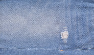 Arka plan web sitesi tasarımı veya arkaplan ürünü için mavi kot pantolon kumaşı kumaşı dokusunun Retro renk tonu.
