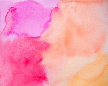 Abstract Hand painted Watercolor Colorful wet on white paper. texture for creative wallpaper or design art work. Background for add text message. Pastel colors