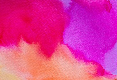 Abstract Hand painted Watercolor Colorful wet on white paper. texture for creative wallpaper or design art work. Background for add text message. Pastel colors
