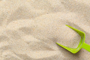 Summer background concept, Sand beach Backdrop with copy space for add text message or design art work.